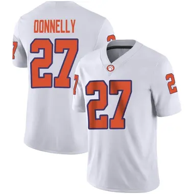 Men's Game Carson Donnelly Clemson Tigers Football Jersey - White