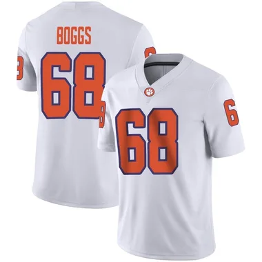 Men's Game Will Boggs Clemson Tigers Football Jersey - White