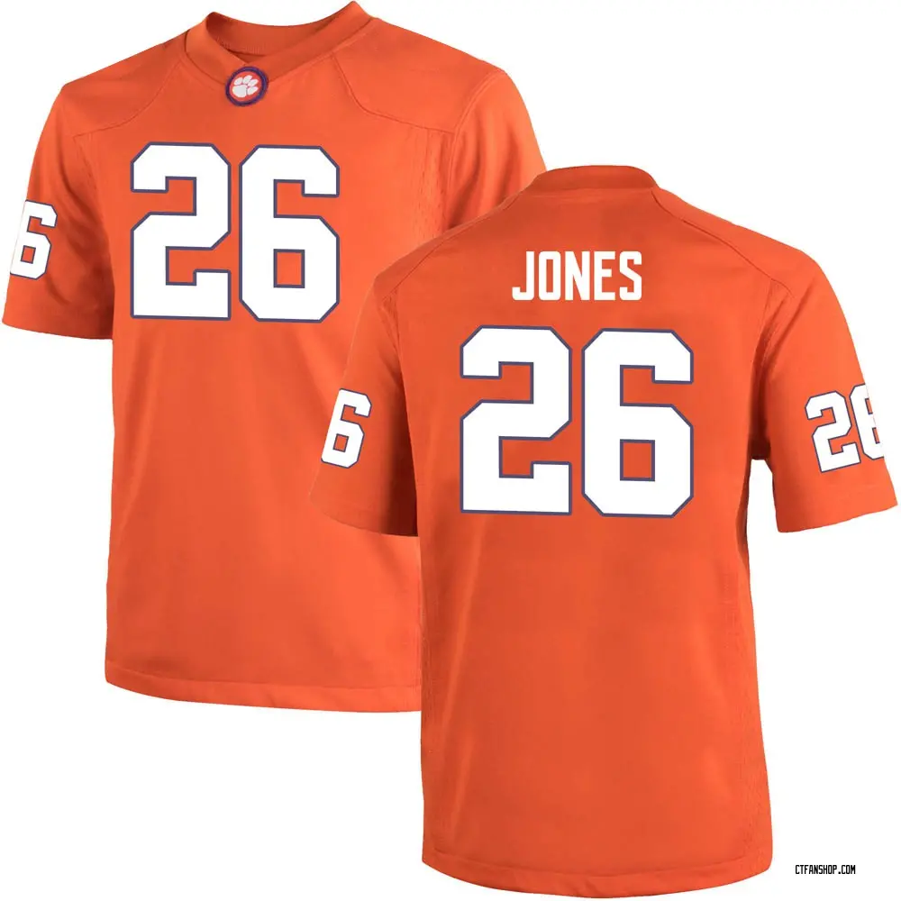 Men's Replica Sheridan Jones Clemson Tigers Team Color College Jersey - Orange