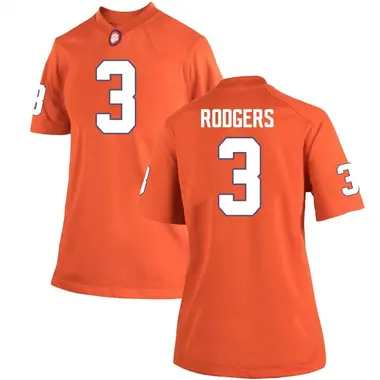 Women's Replica Amari Rodgers Clemson Tigers Team Color College Jersey - Orange