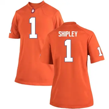 Women's Replica Will Shipley Clemson Tigers Team Color College Jersey - Orange