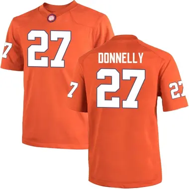 Youth Game Carson Donnelly Clemson Tigers Team Color College Jersey - Orange