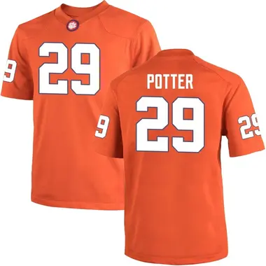 Youth Replica B.T. Potter Clemson Tigers Team Color College Jersey - Orange